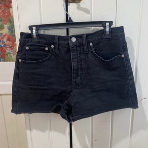 Madewell High Rise Denim Shorts